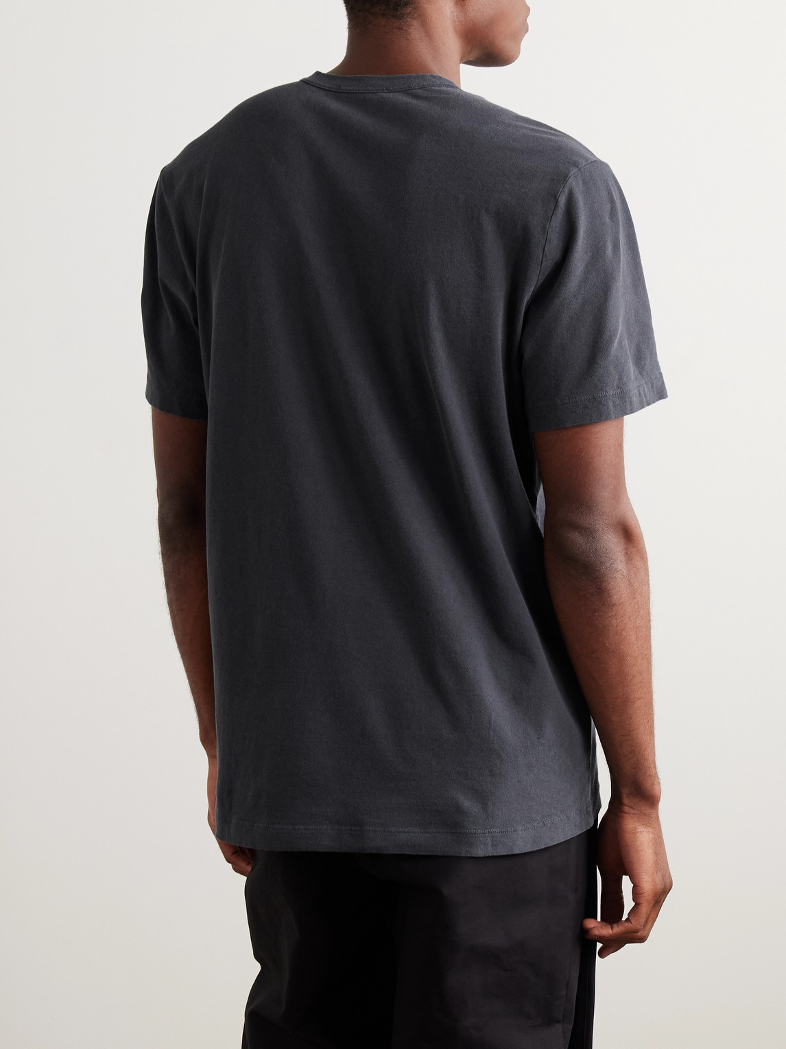 Shop James Perse Combed Cotton-jersey T-shirt In Blue