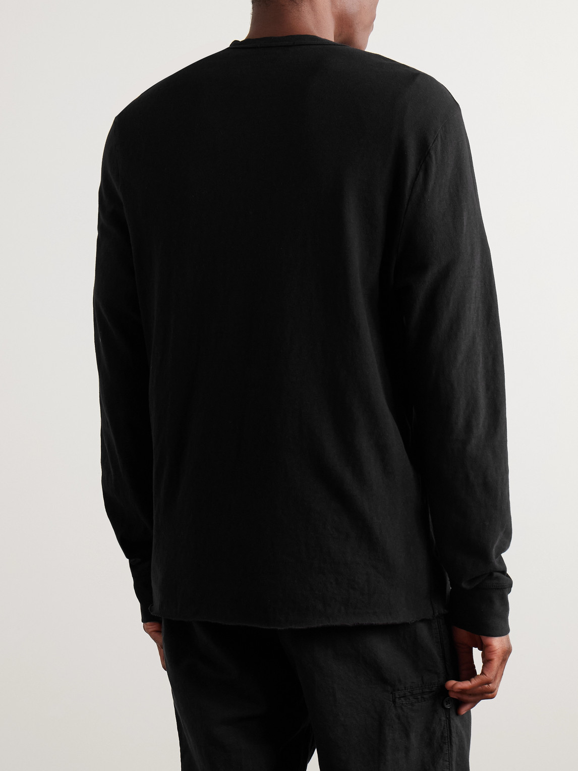 JAMES PERSE COTTON-JERSEY HENLEY SHIRT