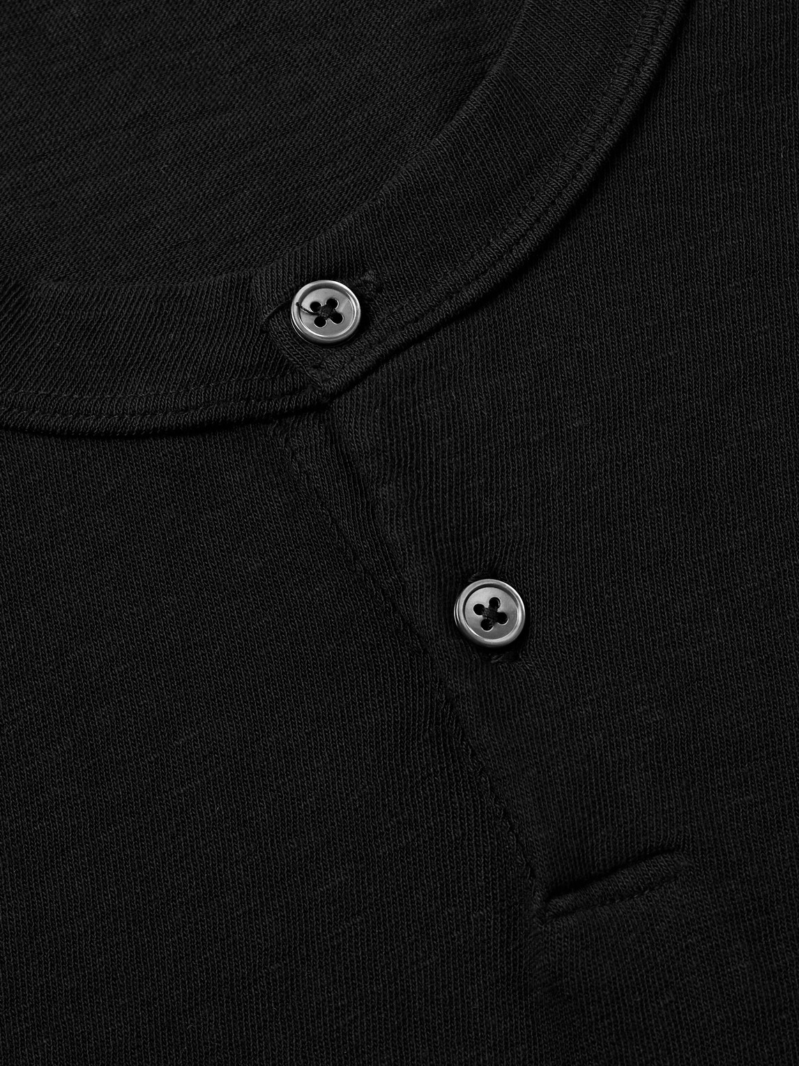 JAMES PERSE COTTON-JERSEY HENLEY SHIRT