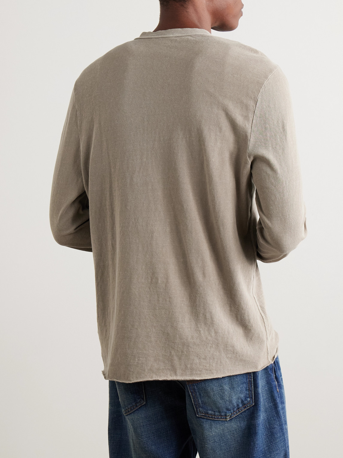 JAMES PERSE COTTON-JERSEY HENLEY SHIRT