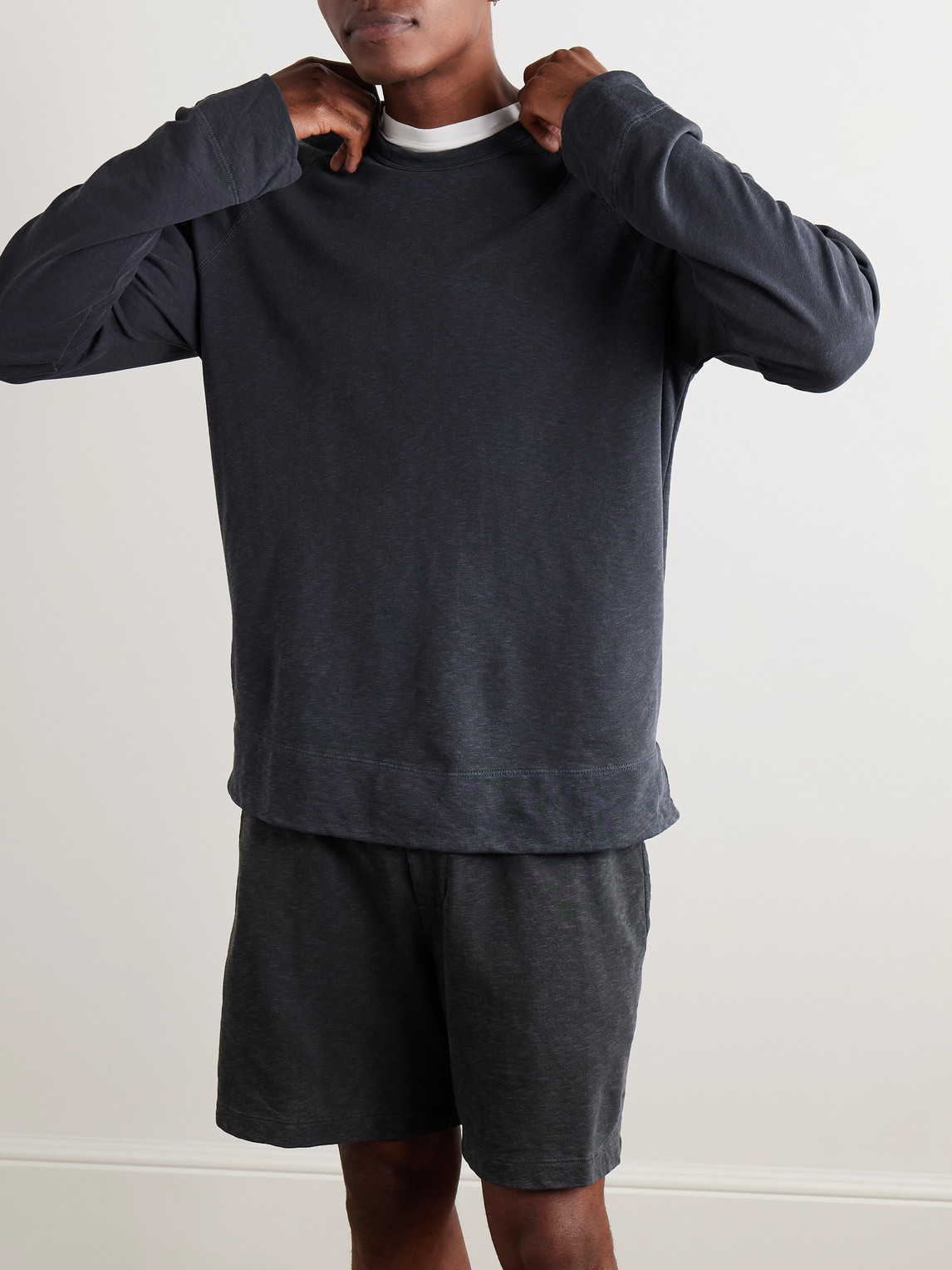 JAMES PERSE COTTON-JERSEY SWEATSHIRT