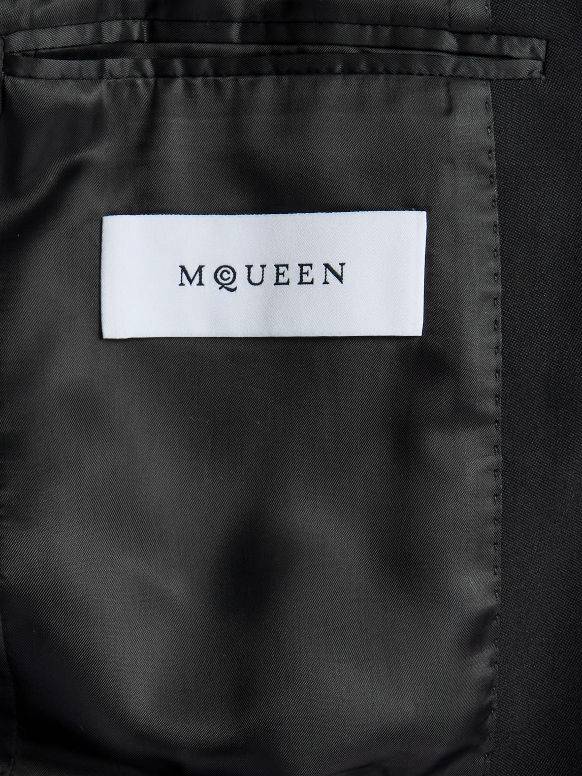 Alexander Mcqueen Slim-fit Crystal-embellished Wool Blazer