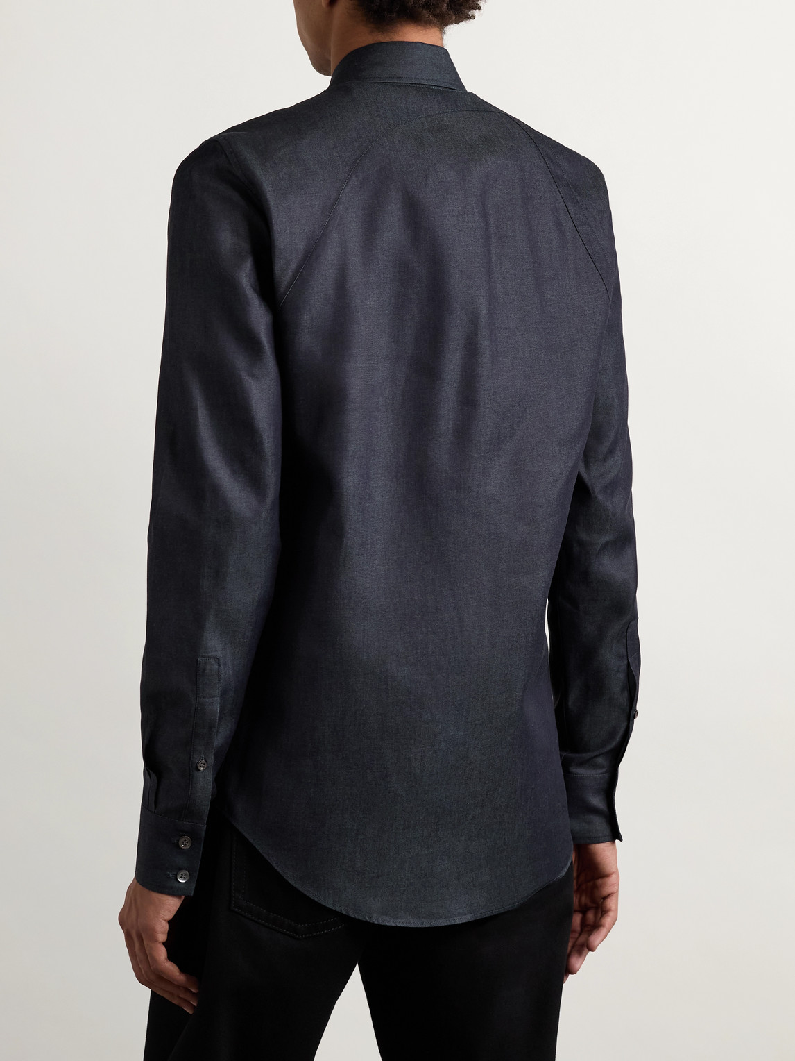 Alexander Mcqueen Alexander Mc Queen Harness Shirt With T Buckle In Black