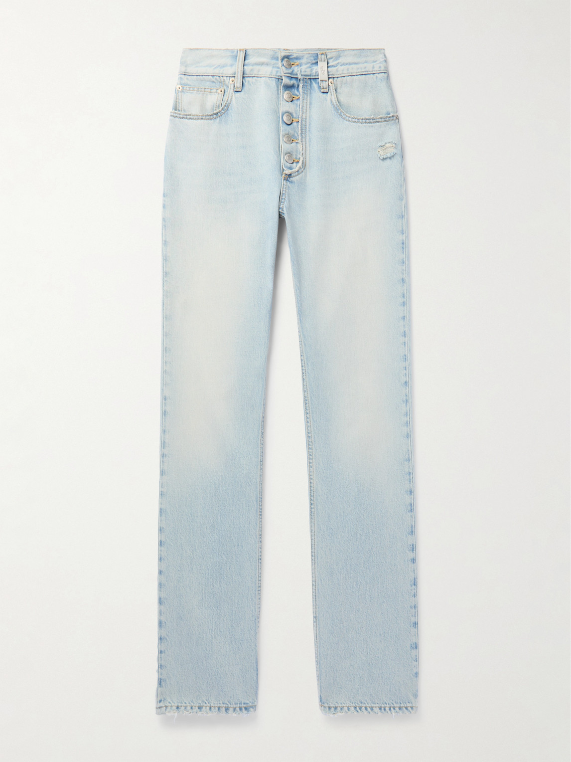 McQueen Slim-Fit Distressed Jeans - Men