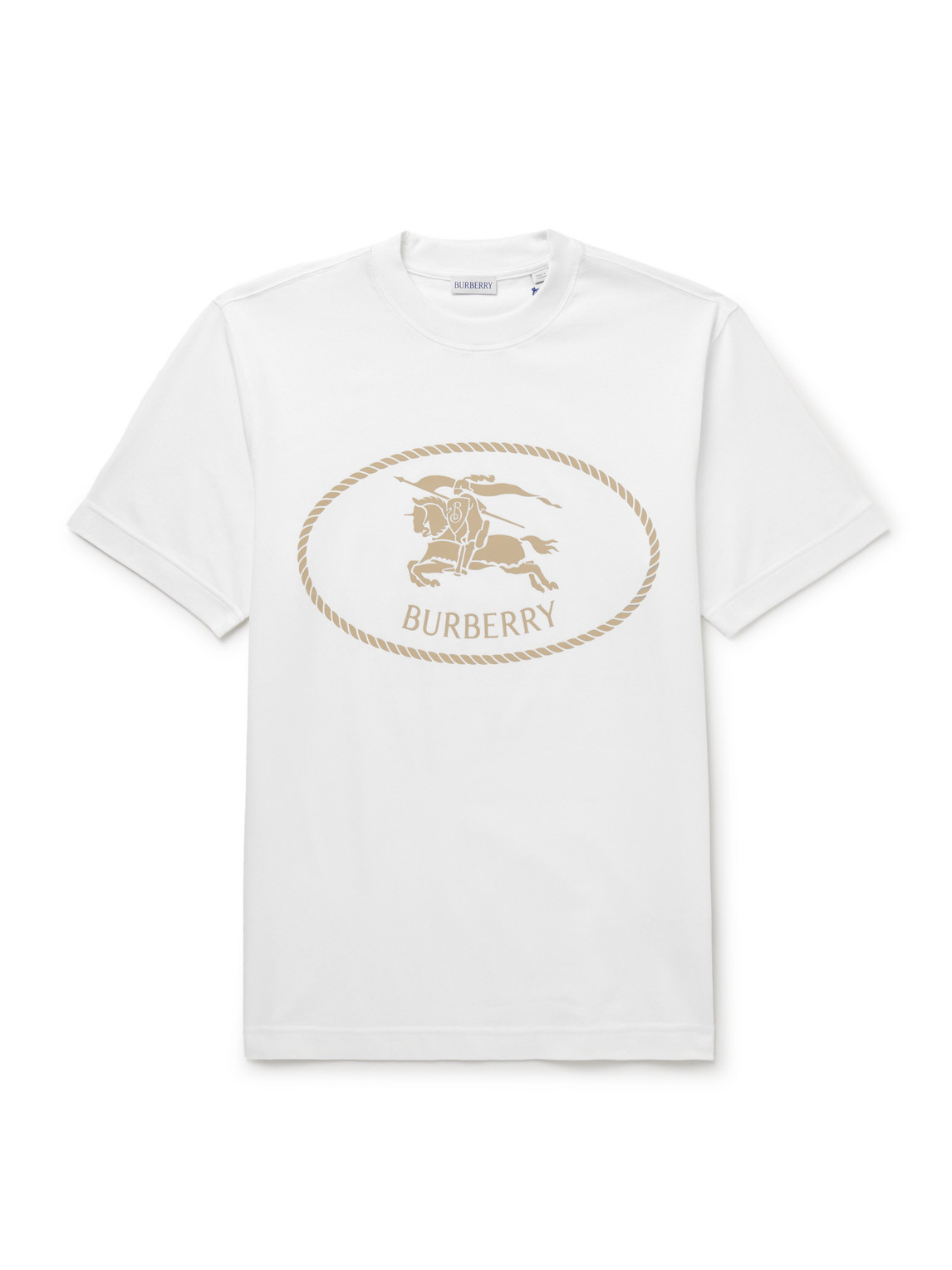Burberry Slim-fit Logo-print Cotton-jersey T-shirt