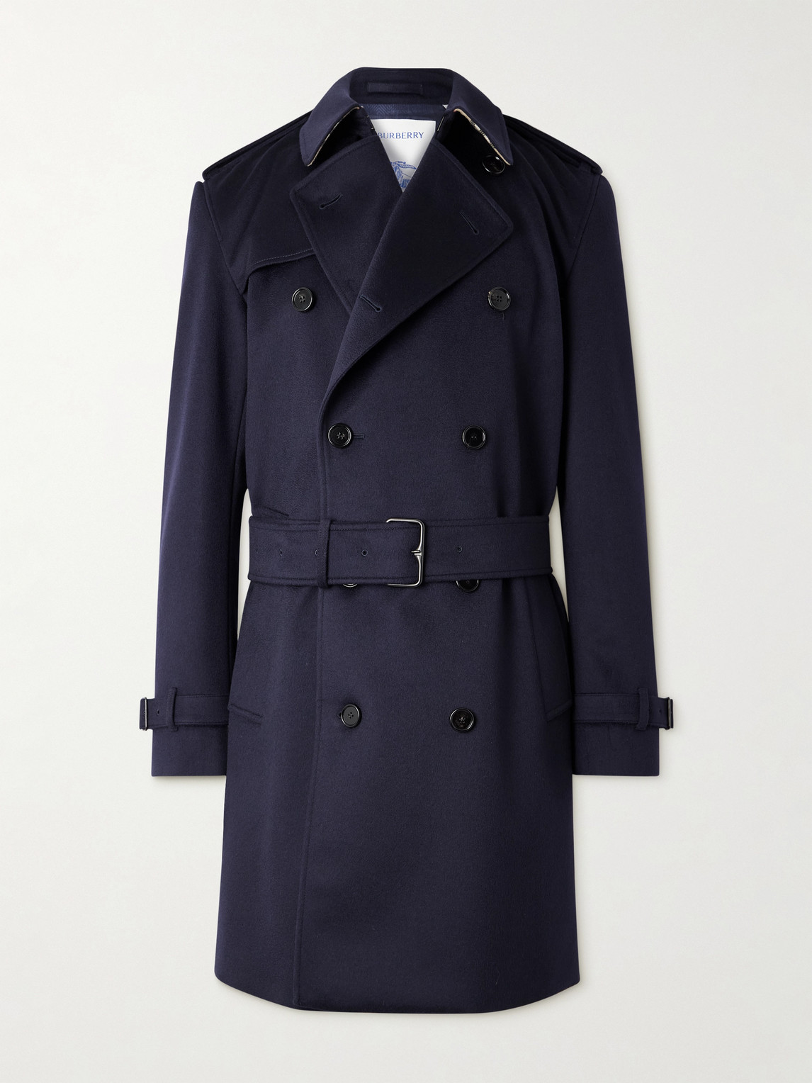 Hastings Double-Breasted Belted Cashmere Trench Coat - Men