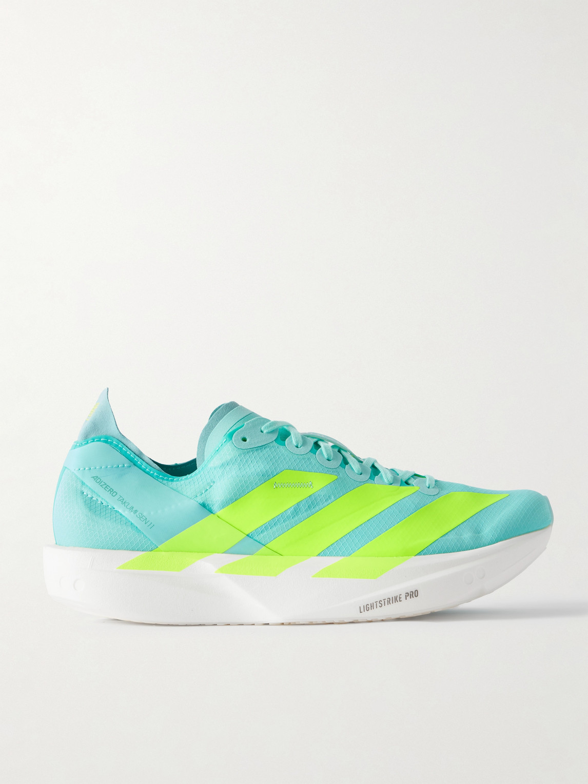 Adizero Takumi Sen 11 Rubber-Trimmed Ripstop Running Sneakers