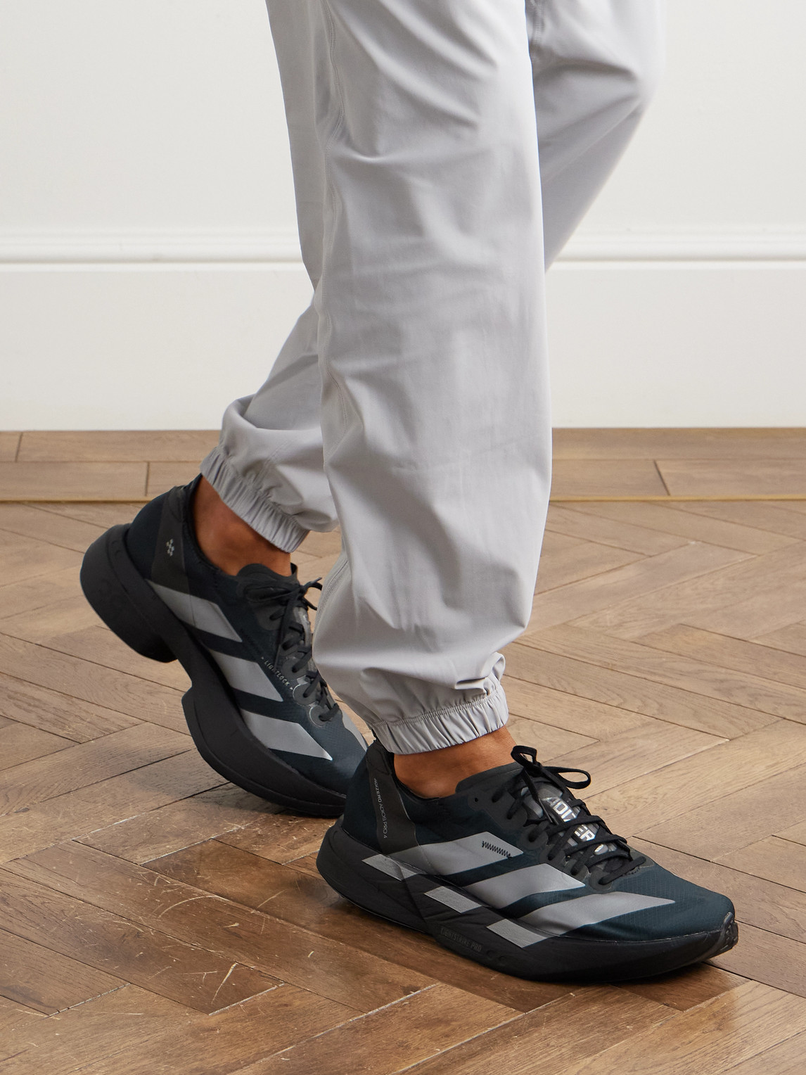 ADIDAS RUNNING - Adizero Adios Pro 4 Rubber-Trimmed Ripstop Running ...