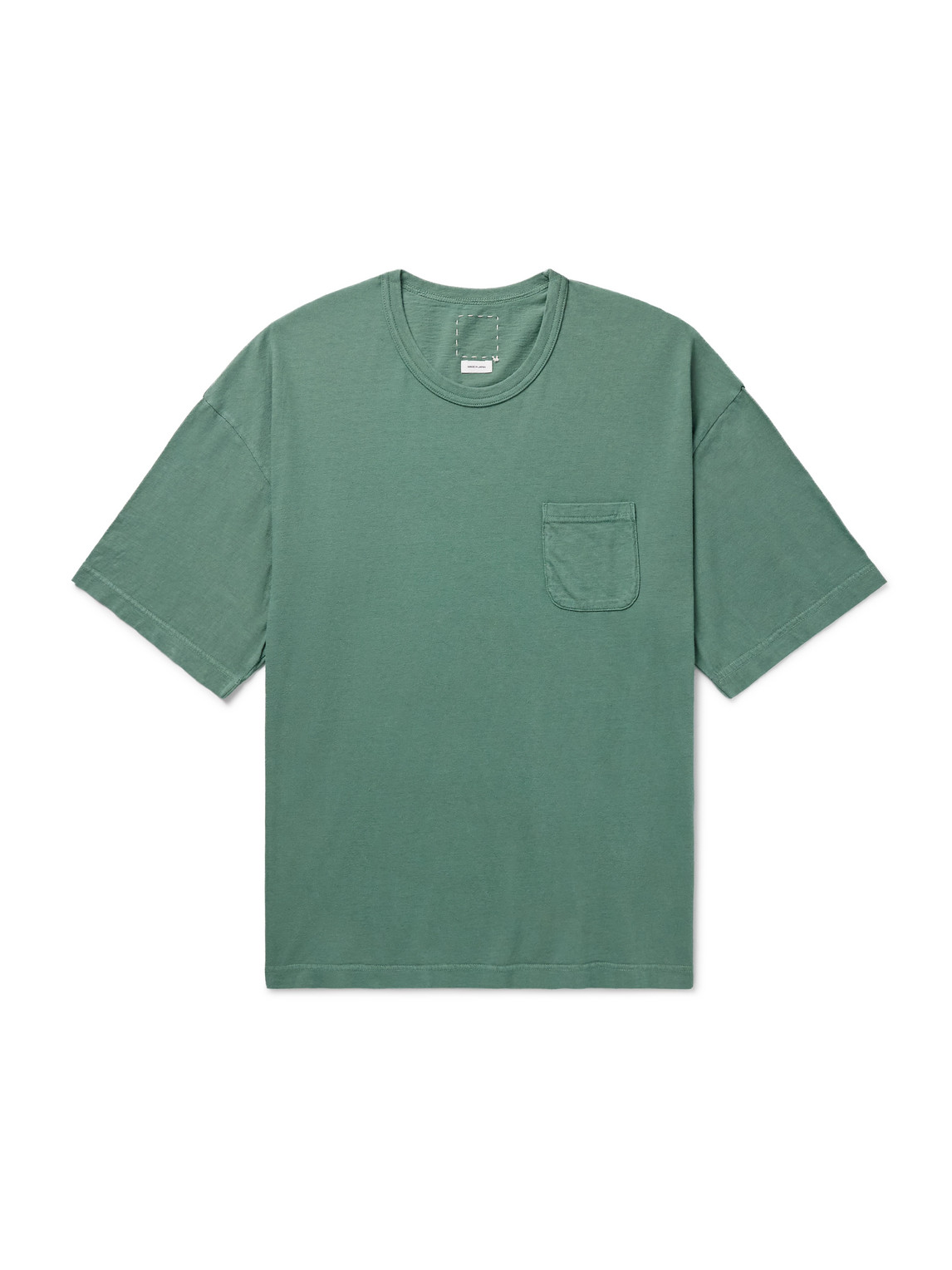 Visvim Jumbo Damaged Oversize Pocket T-shirt In Multi