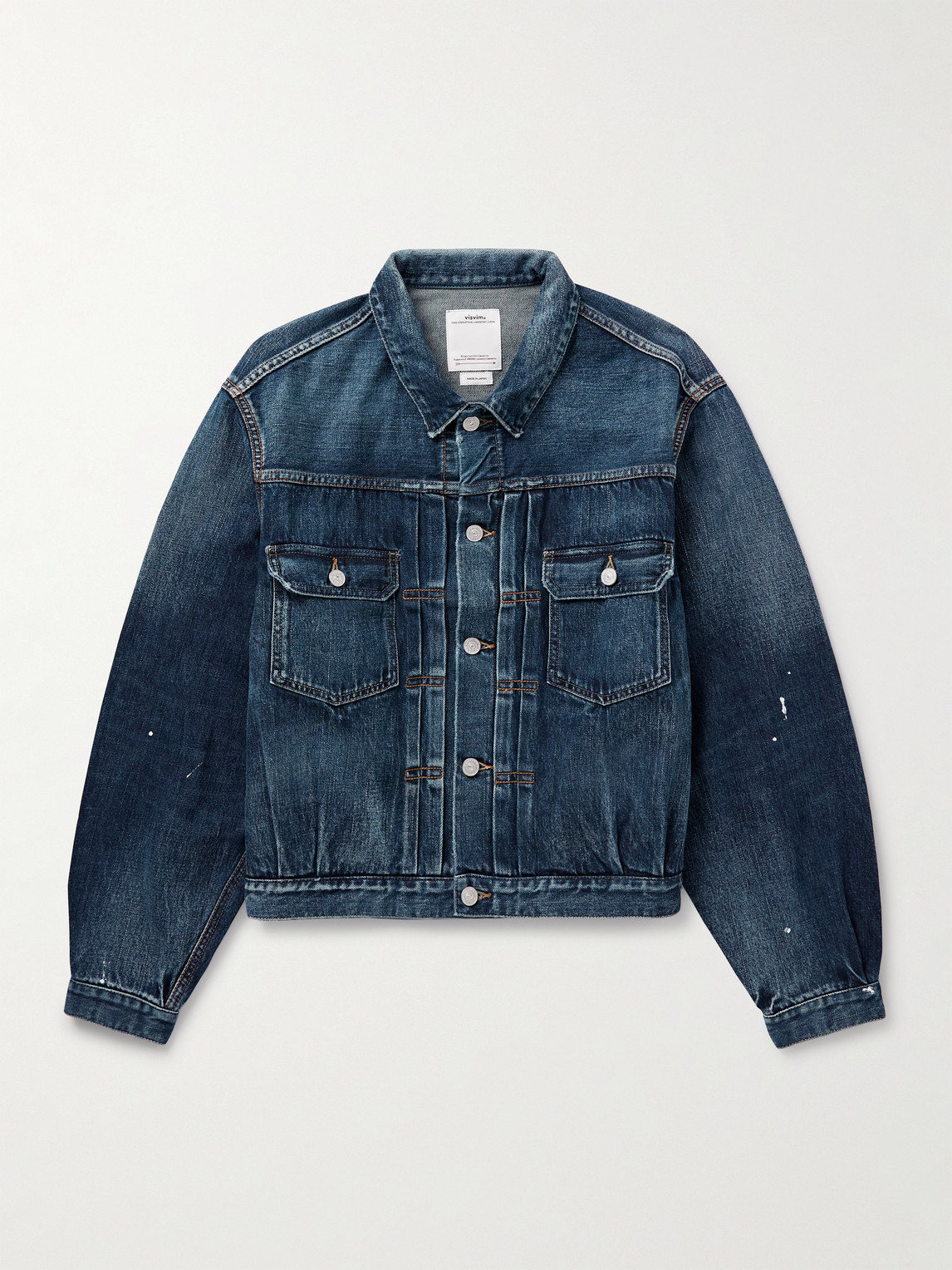 Visvim - Social Sculpture 101 X DMGD-1010 Cropped Distressed Selvedge ...
