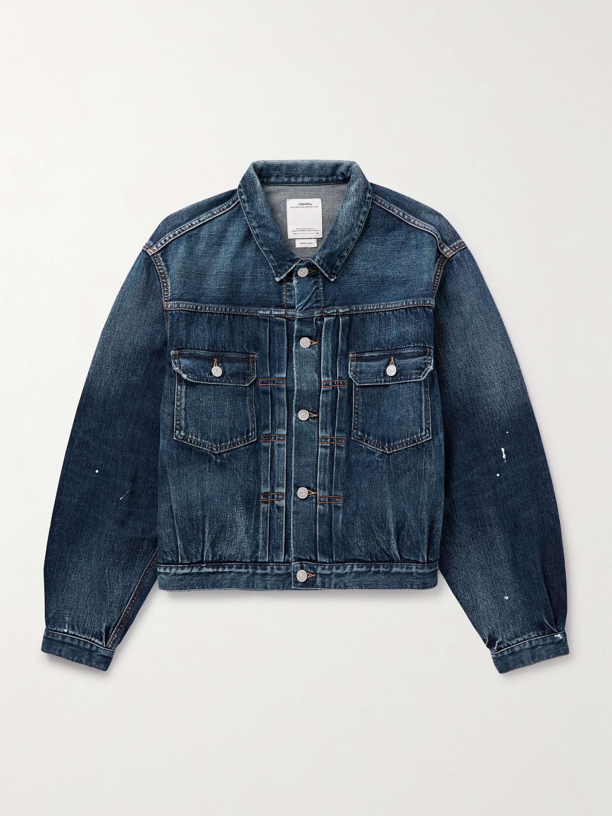 ジャケット・アウター VISVIM SOCIAL SCULPTURE 102 JKT ONE WASH VISVIM Social Sculpture Selvedge Denim Jacket for Men | MR