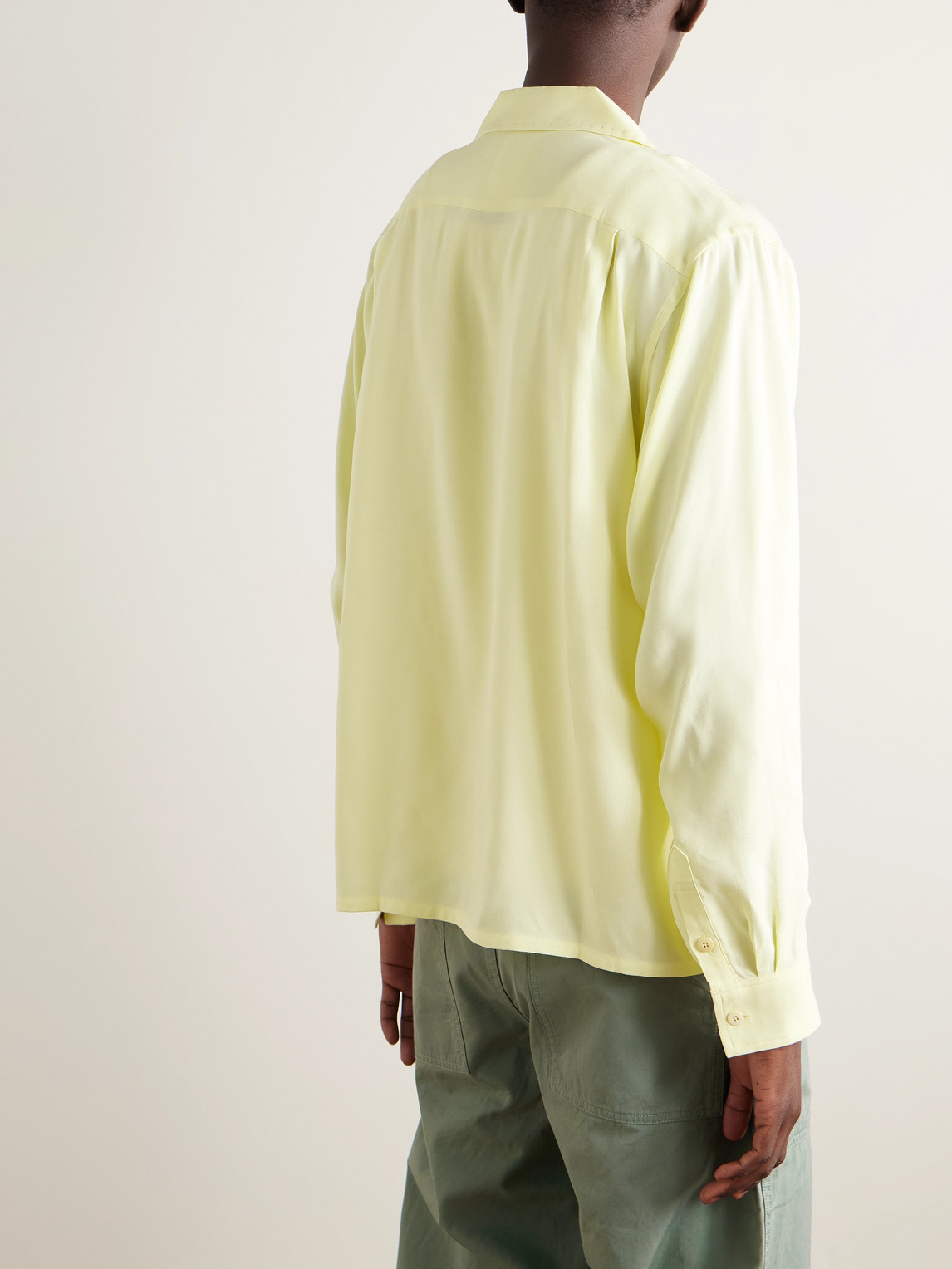 Keesey Convertible-Collar Woven Shirt