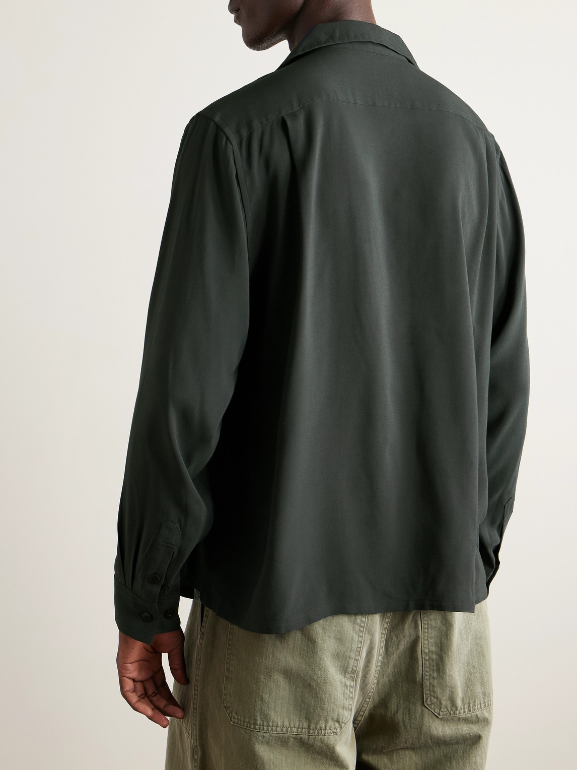  Visvim - Keesey Convertible-collar Woven Shirt - Men - Black - 4 