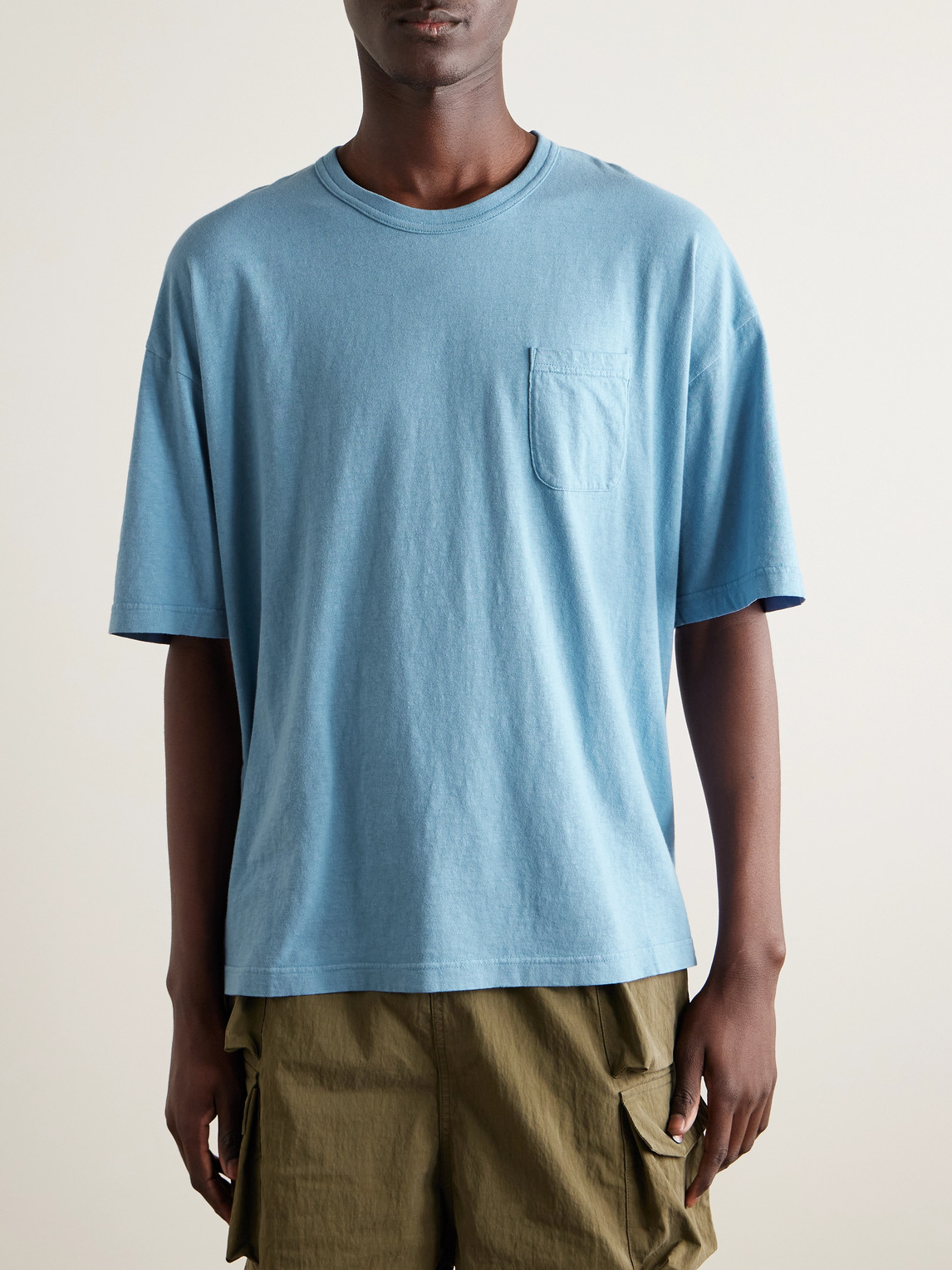Visvim Ex Jumbo Cotton-blend Jersey T-shirt In Multi