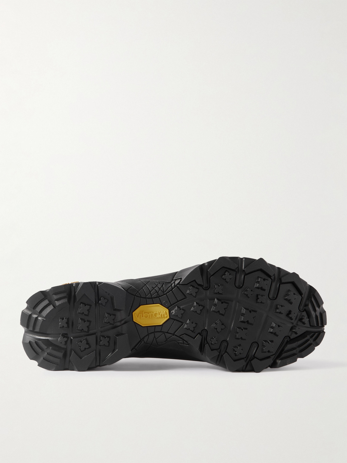 Roa Katharina Light Rubber And Leather-trimmed Ripstop Sneakers In Gray