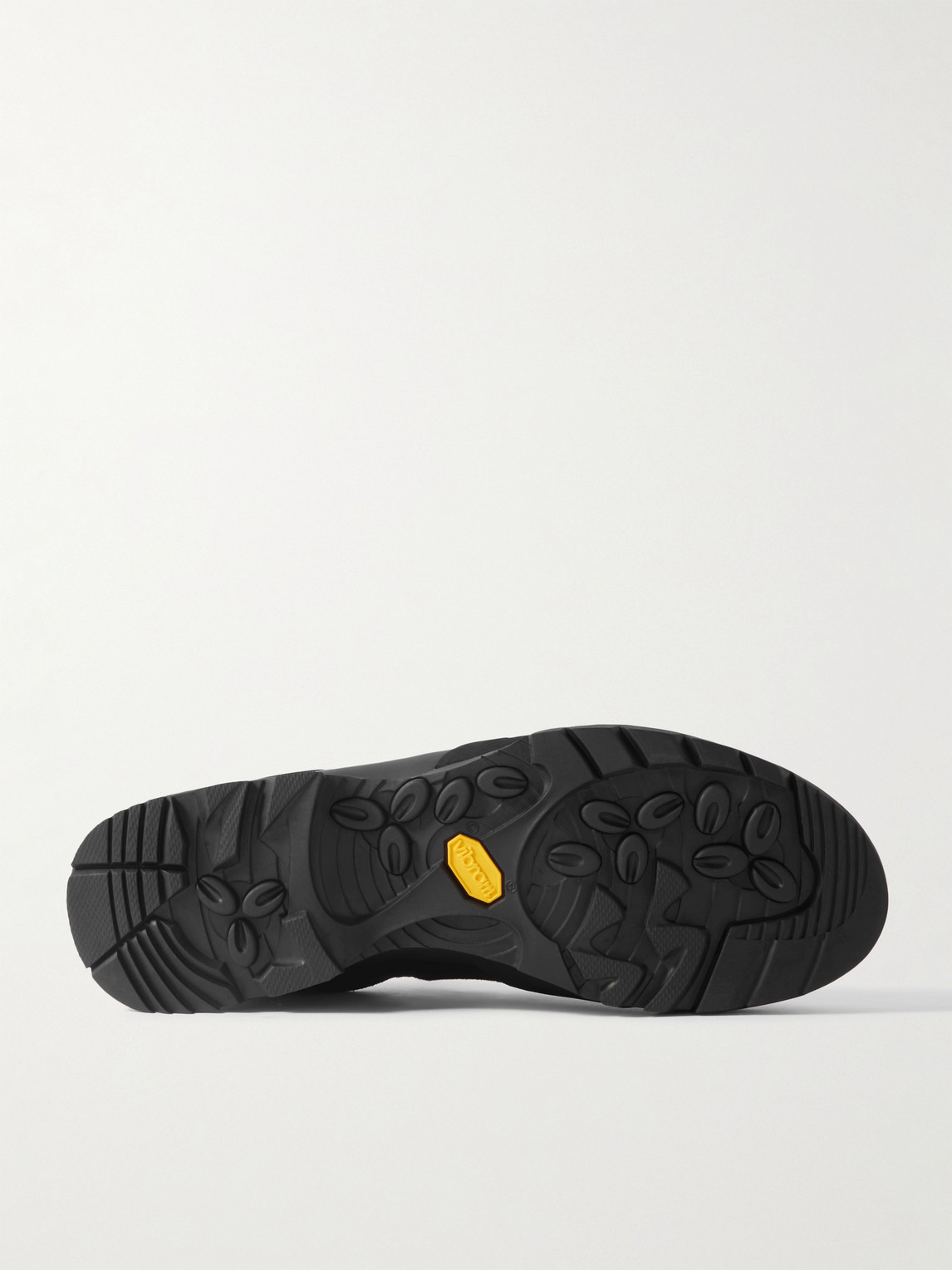 Roa Cingino Rubber-trimmed Microfibre Hiking Sneakers In Black