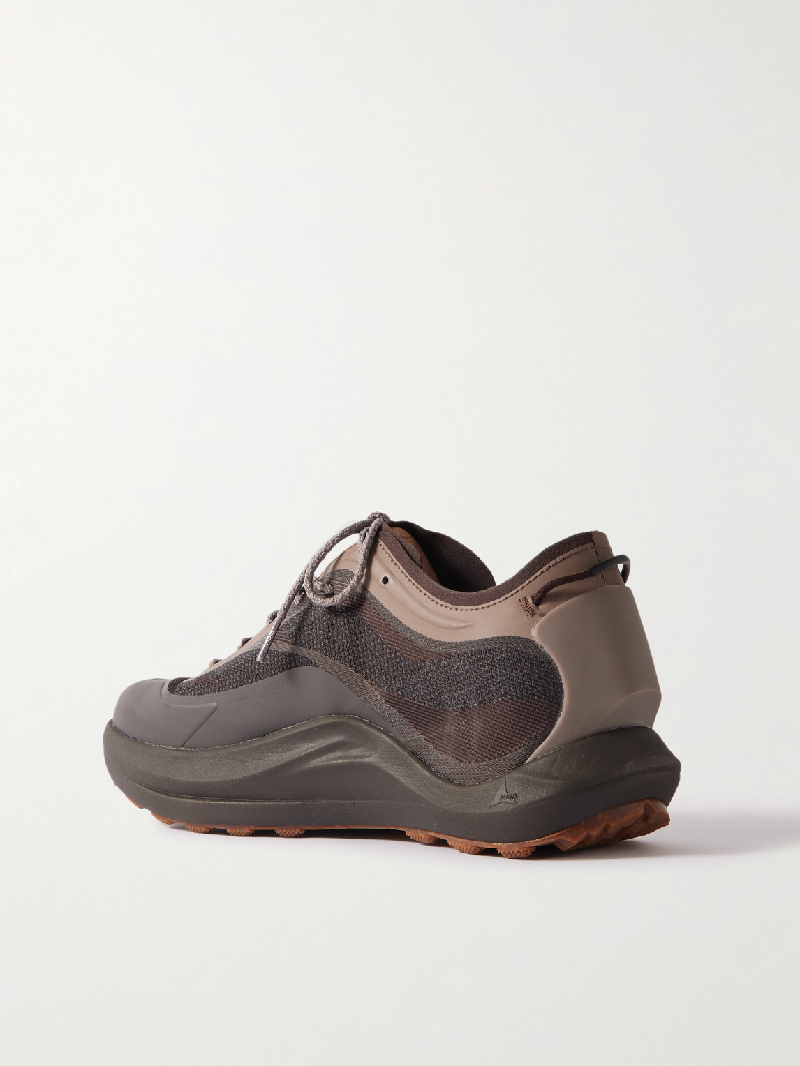 Roa Low-profile Sneakers With Textured Rubber Sole In Black