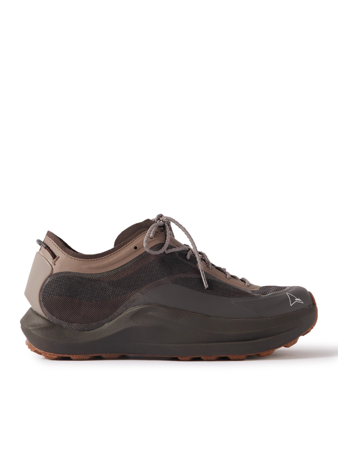 Roa Low-profile Sneakers With Textured Rubber Sole In Black