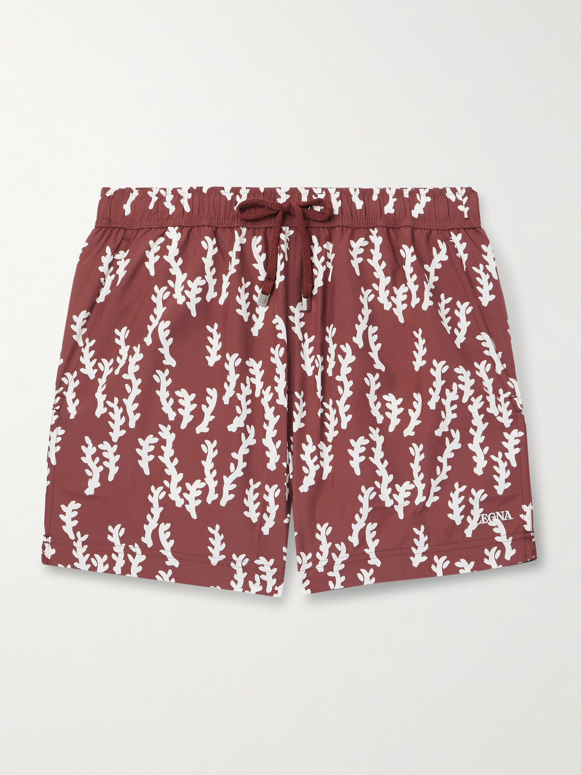 Zegna Rametto dell'Oasi traight-Leg Mid-Length Printed wim horts - Men