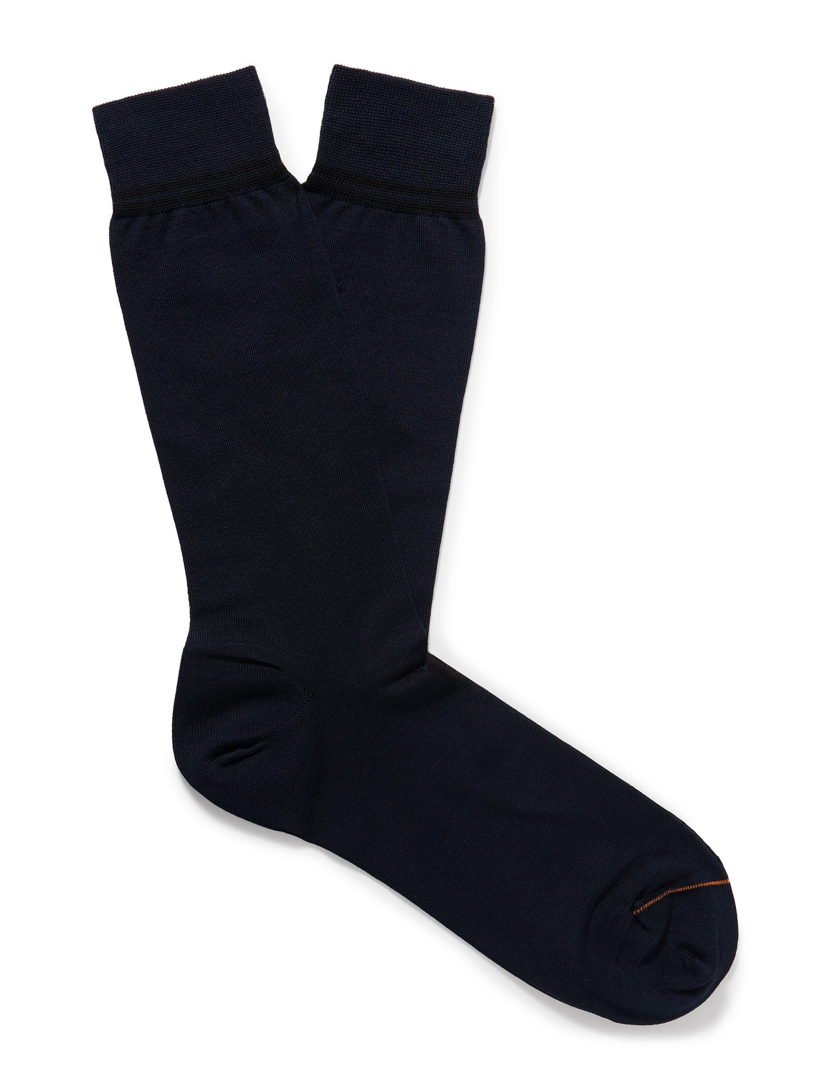 Zegna Everyday Cotton-blend Socks In Blue