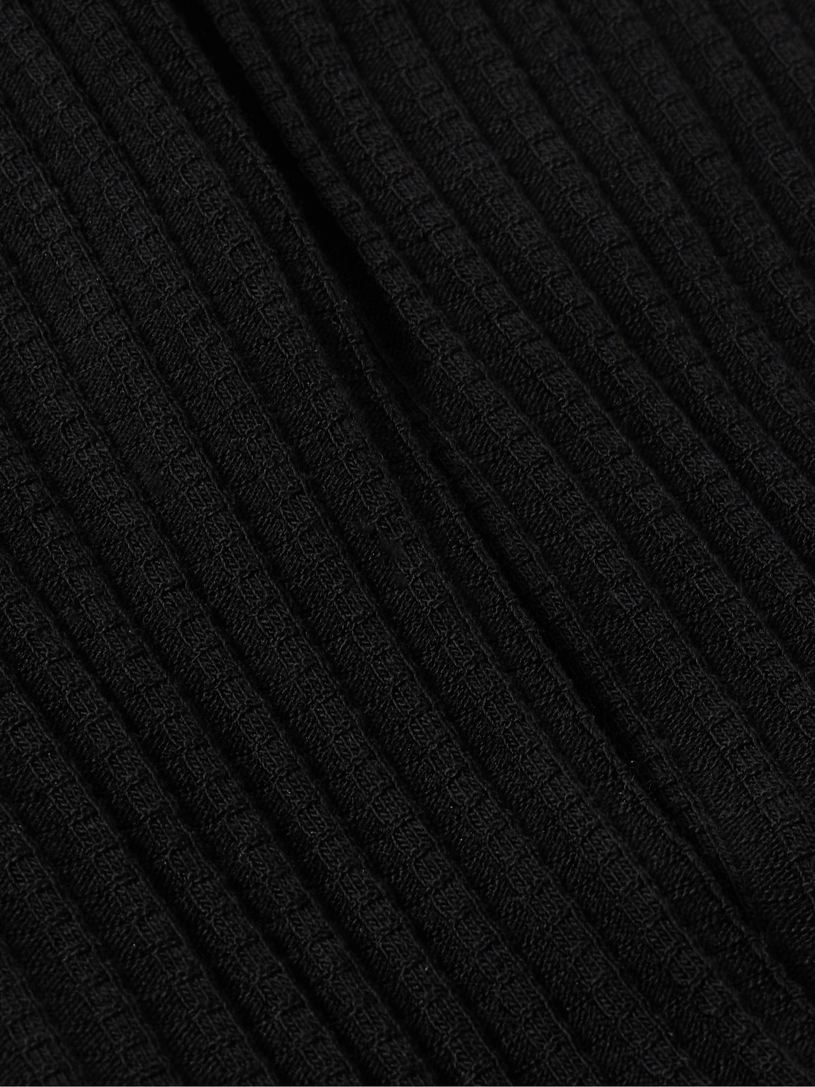 ZEGNA RIBBED ORGANIC COTTON-BLEND SOCKS