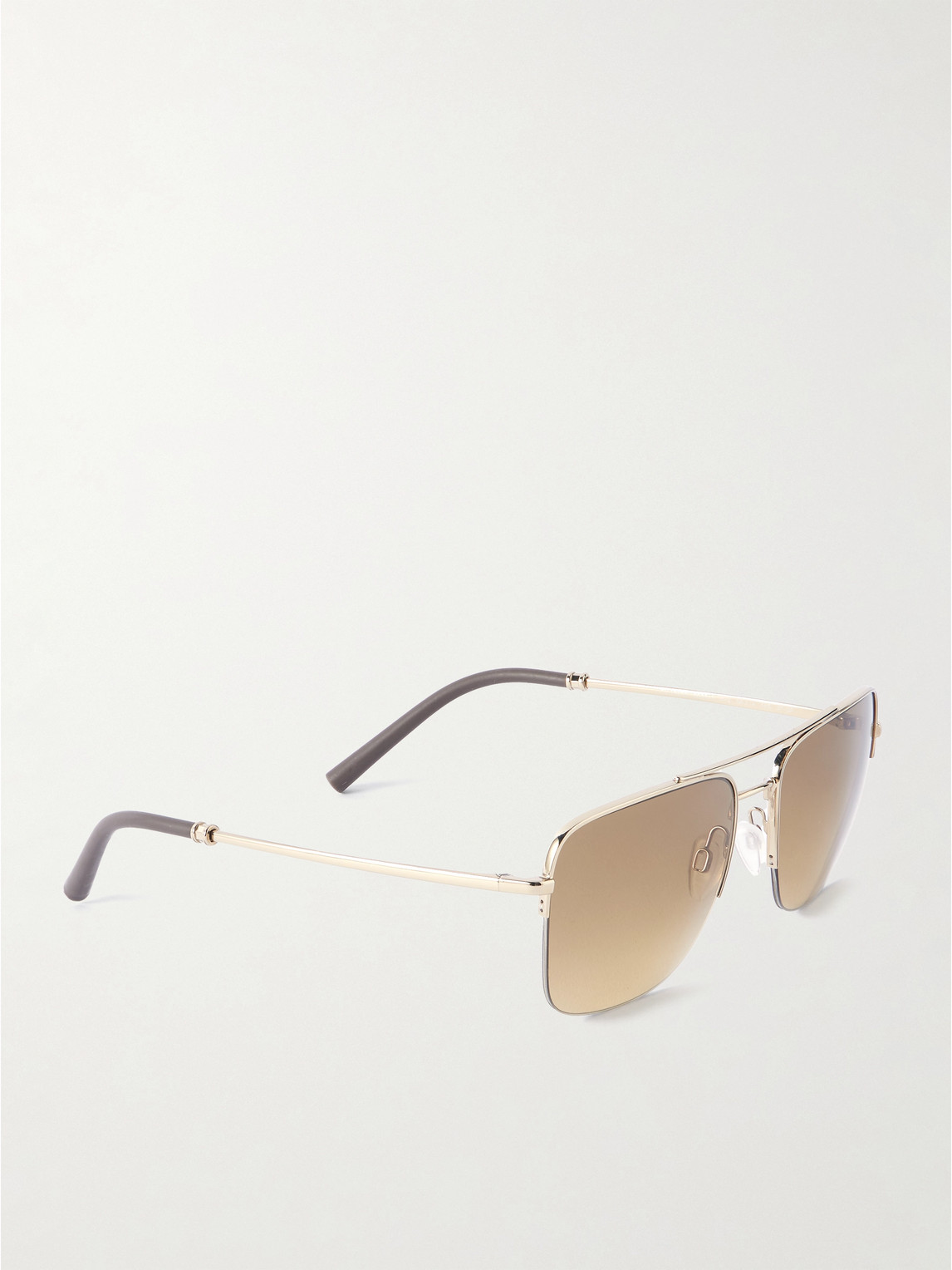 Oliver Peoples Roger Federer R-2 Aviator-style Gold-tone Sunglasses