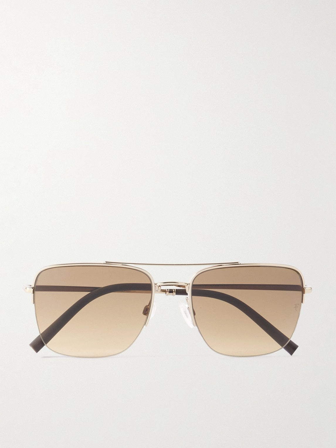 Oliver Peoples Roger Federer R-2 Aviator-Style Gold-Tone Sunglasses - Men