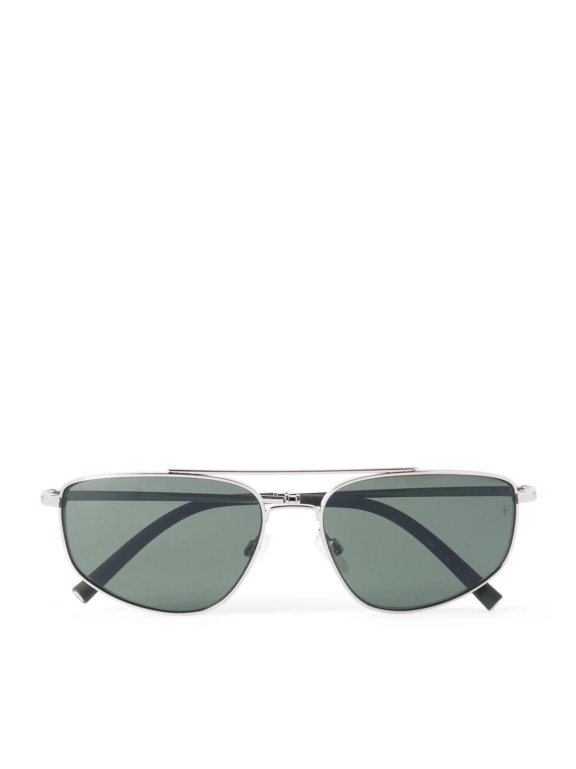 Oliver Peoples Roger Federer R-14 Aviator-style Gold-tone Sunglasses