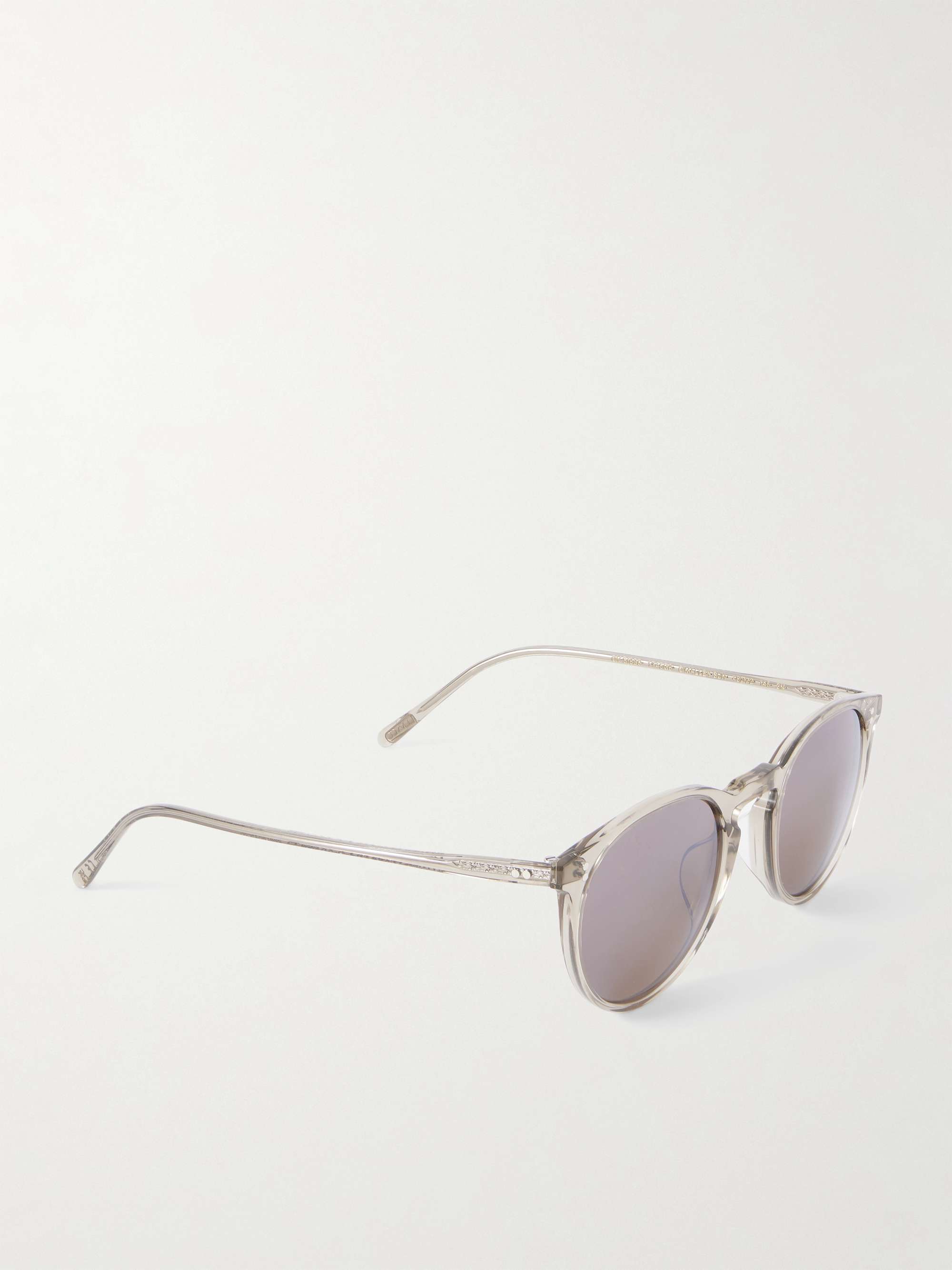 OLIVER PEOPLES O'Malley Round-Frame Tortoiseshell Acetate Sunglasses