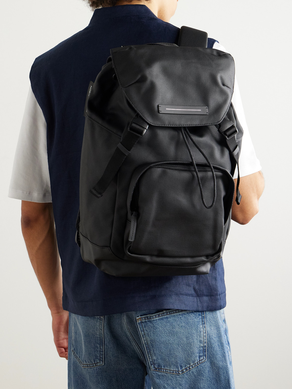 Horizn Studios Sofo City Canvas Backpack In Black