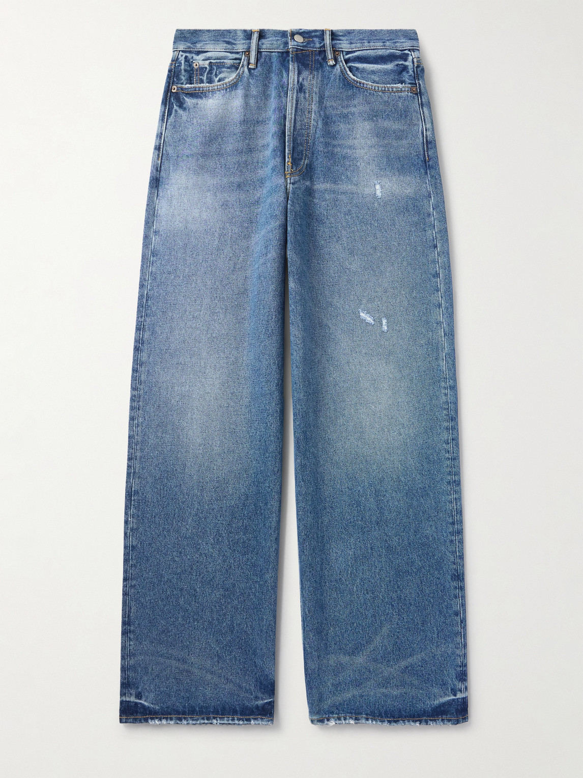 Acne Studios 1981 Wide-leg Organic Jeans In Blue