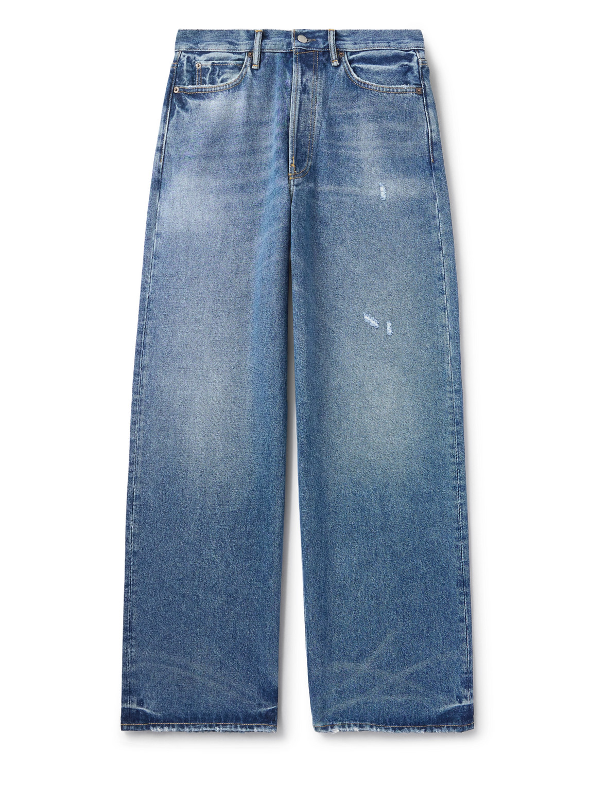 Acne Studios 1981 Wide-leg Organic Jeans In Blue