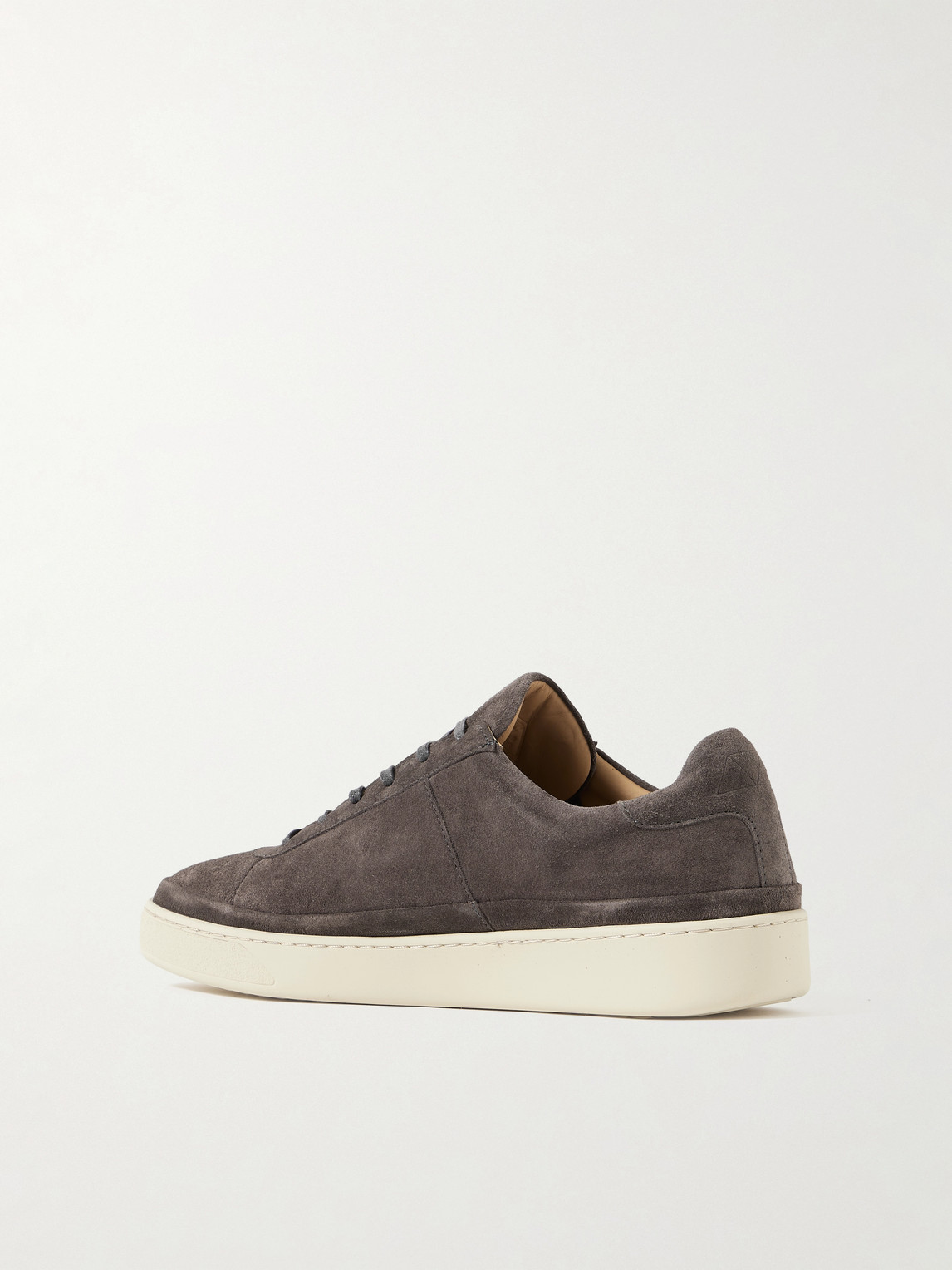  Mulo - Waxed-suede Sneakers - Men - Gray - Uk 8.5 