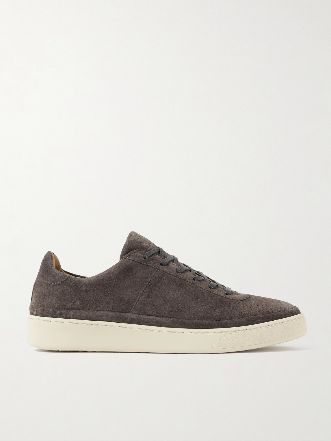Mulo Waxed-suede Trainers In Grey