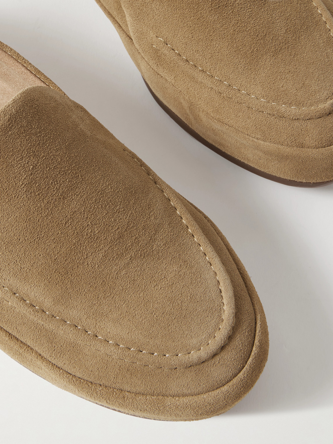 Mulo Fleece-lined Suede Loafers In Multi