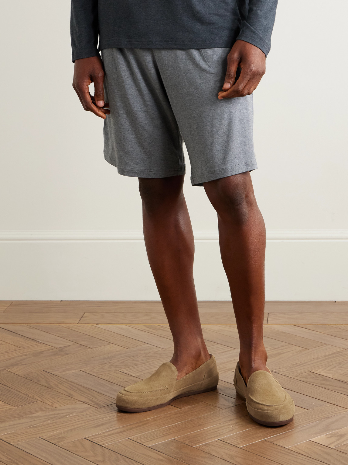 Mulo Fleece-lined Suede Loafers In Multi