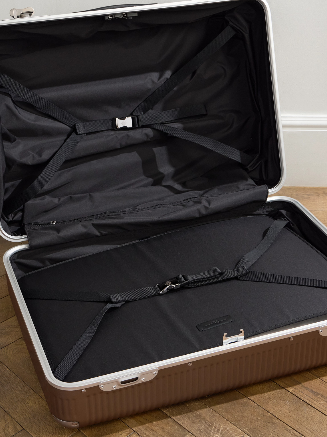  Fpm Milano - Bank Light 76cm Leather-trimmed Makrolon® Polycarbonate Spinner Suitcase - Men - Neutrals 