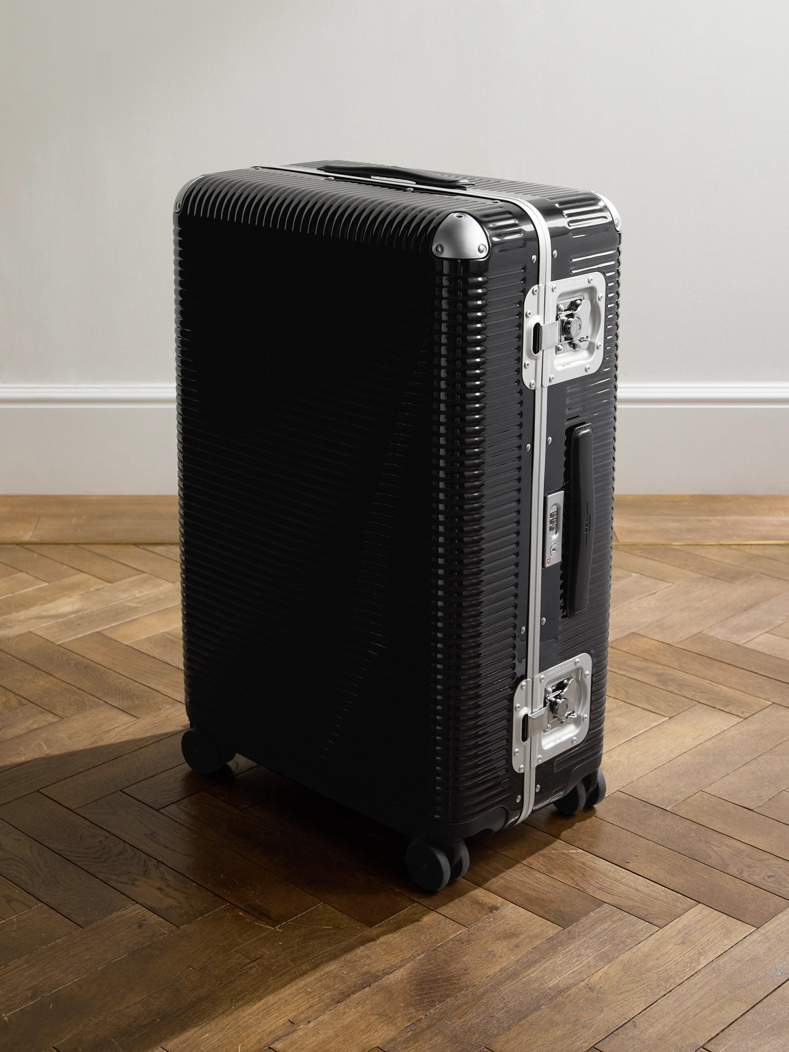 FPM Milano Bank Light 76cm Leather-Trimmed Makrolon® Polycarbonate Spinner Suitcase - Men