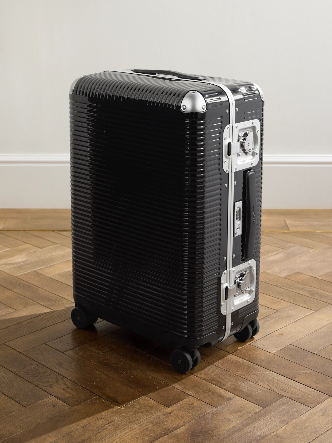 FPM Milano Bank Spinner 68cm Leather-Trimmed Polycarbonate Suitcase - Men