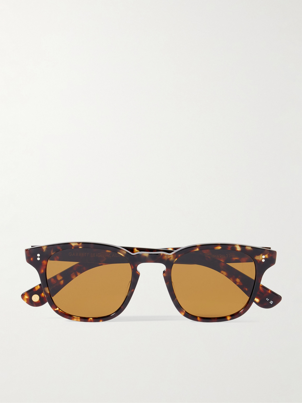 Garrett Leight California Optical Ace Ii Sun D-frame Tortoiseshell Acetate Sunglasses In Brown