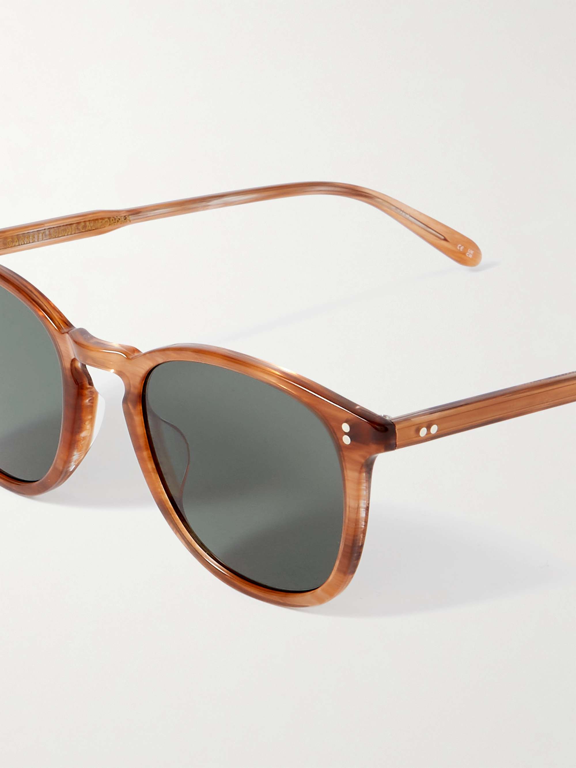 GARRETT LEIGHT CALIFORNIA OPTICAL نظارات شمسية Kinney من الأسيتات بإطار دائري