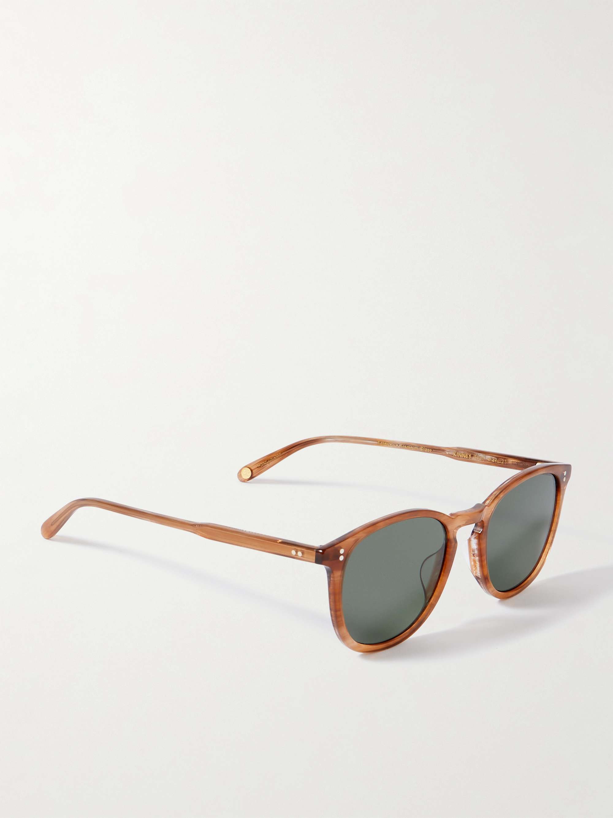 GARRETT LEIGHT CALIFORNIA OPTICAL نظارات شمسية Kinney من الأسيتات بإطار دائري