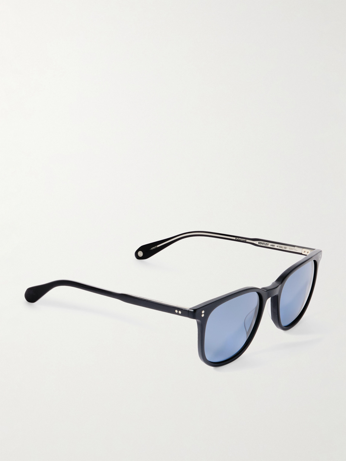 GARRETT LEIGHT CALIFORNIA OPTICAL BENTLEY SUN D-FRAME ACETATE POLARISED SUNGLASSES