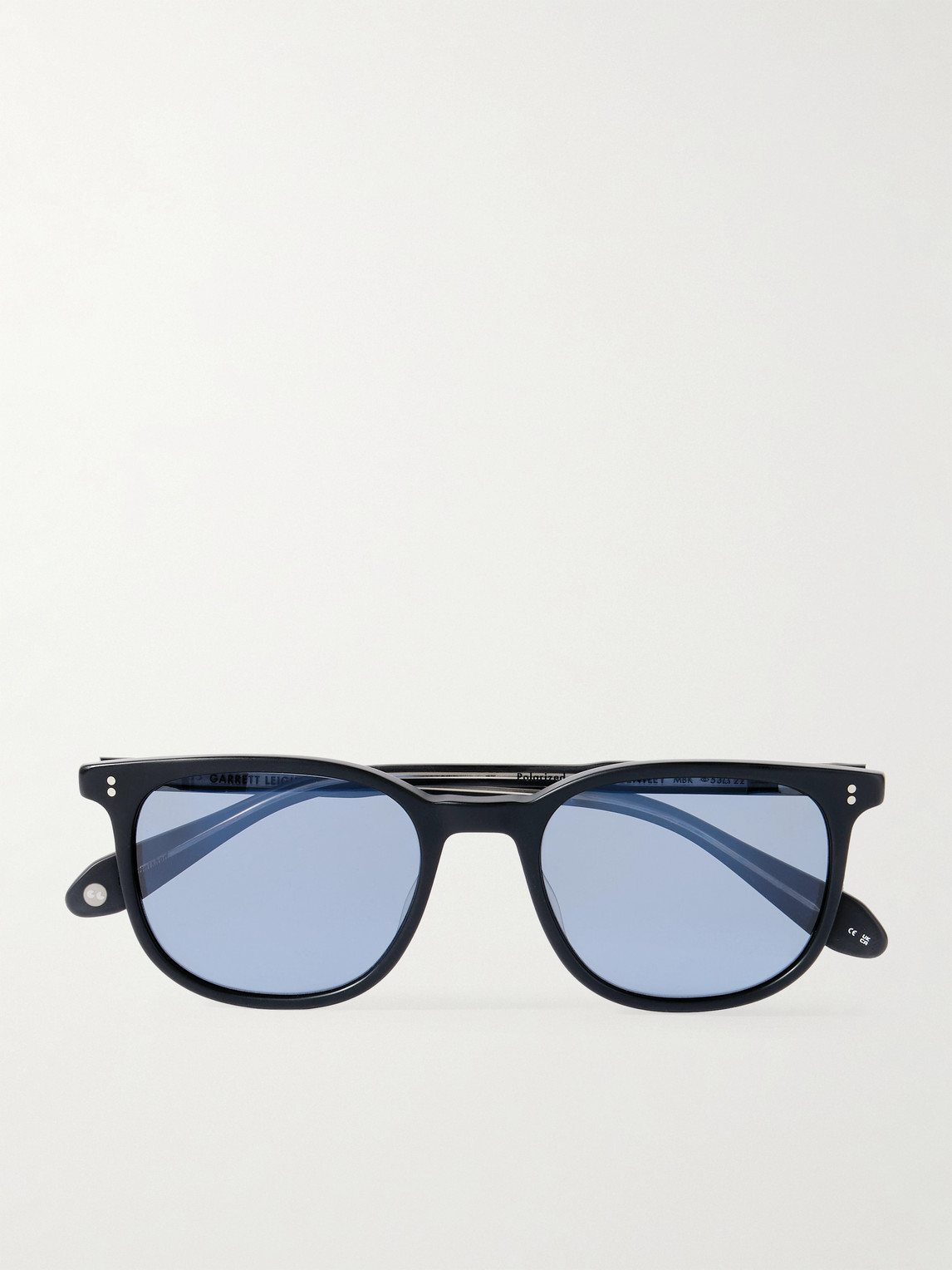 Garrett Leight California Optical Bentley Sun D-frame Acetate Polarised Sunglasses In Black