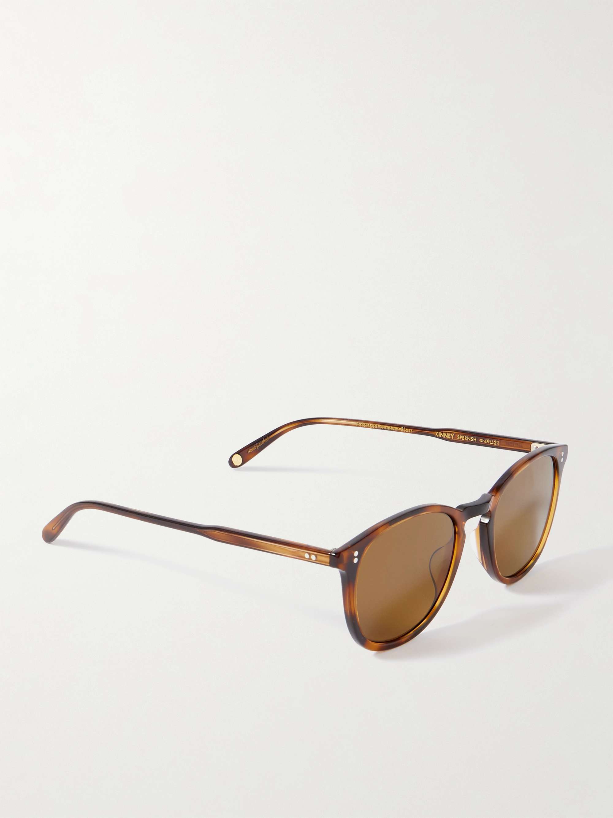 GARRETT LEIGHT CALIFORNIA OPTICAL Kinney Round-Frame Acetate Sunglasses