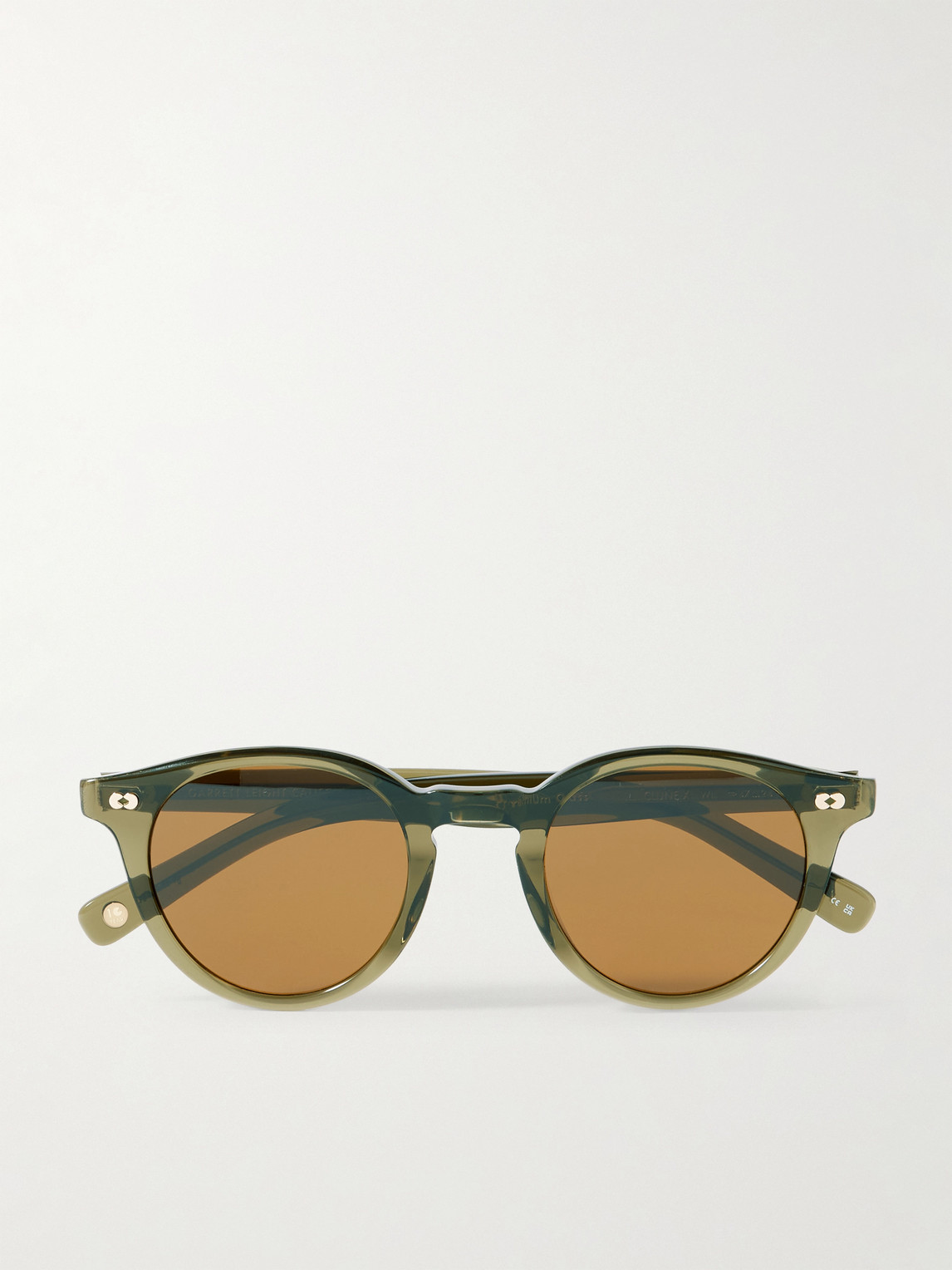 Garrett Leight California Optical Clune X Sun Round-Frame Acetate Sunglasses - Men