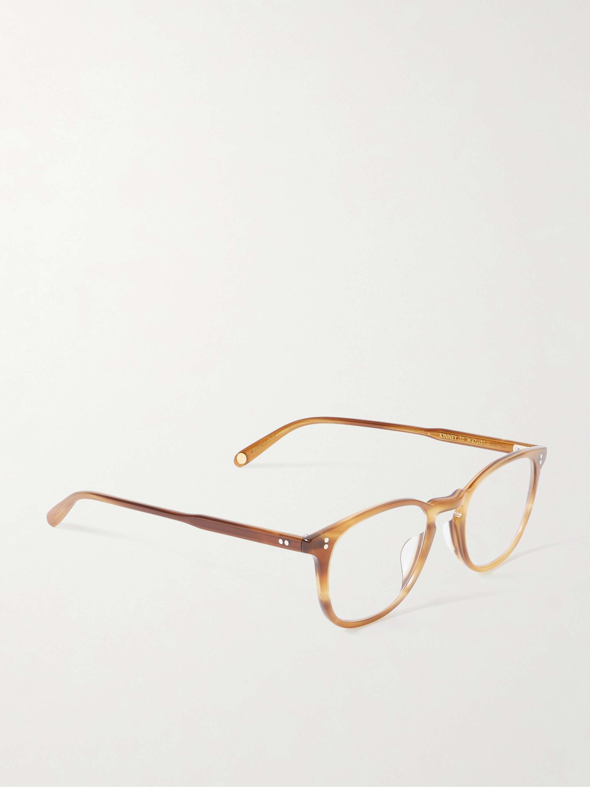 GARRETT LEIGHT CALIFORNIA OPTICAL 키니 라운드 프레임 아세테이트 옵티컬 렌즈