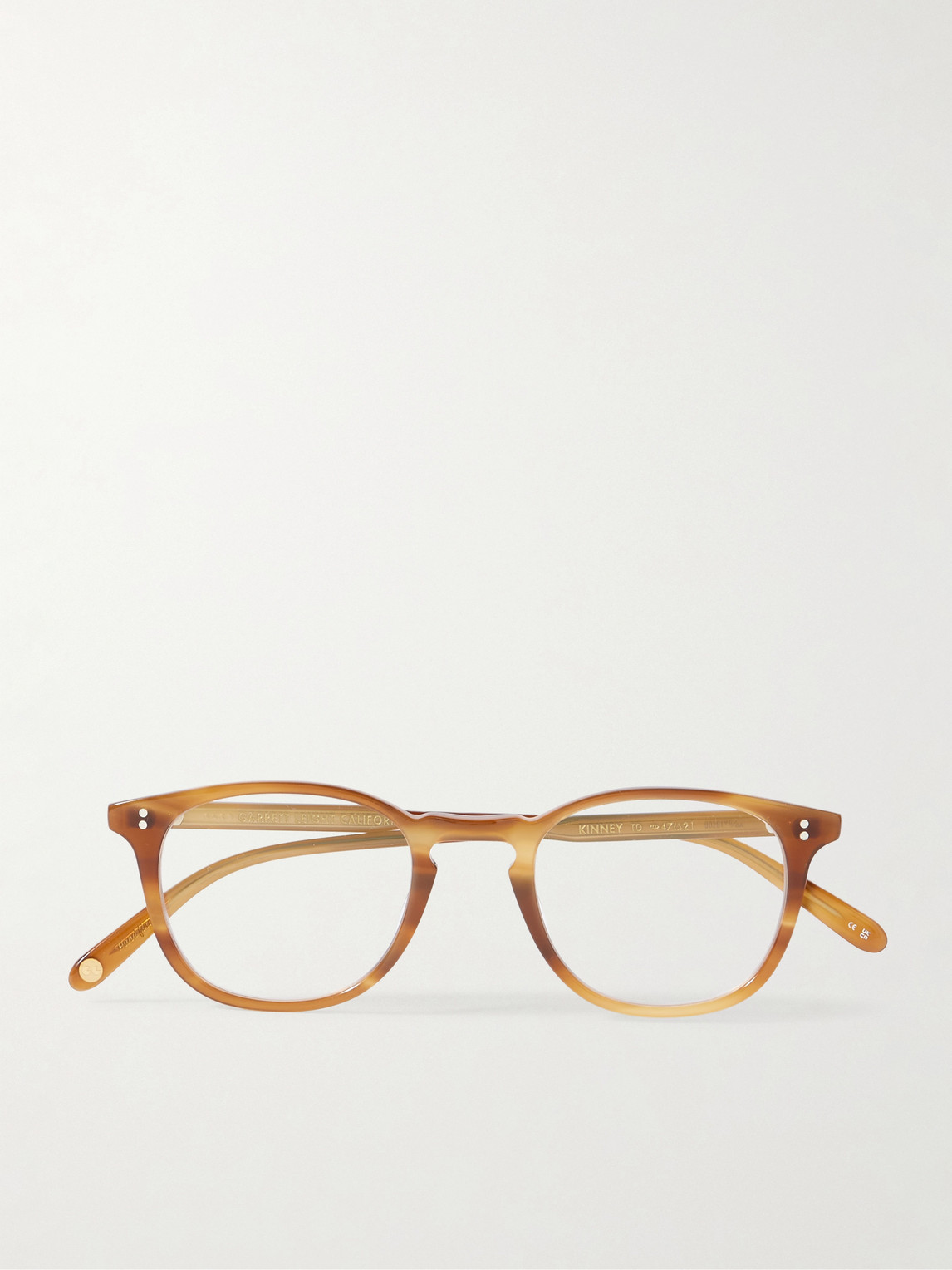 Garrett Leight California Optical Kinney Round-Frame Acetate Optical Lenses - Men