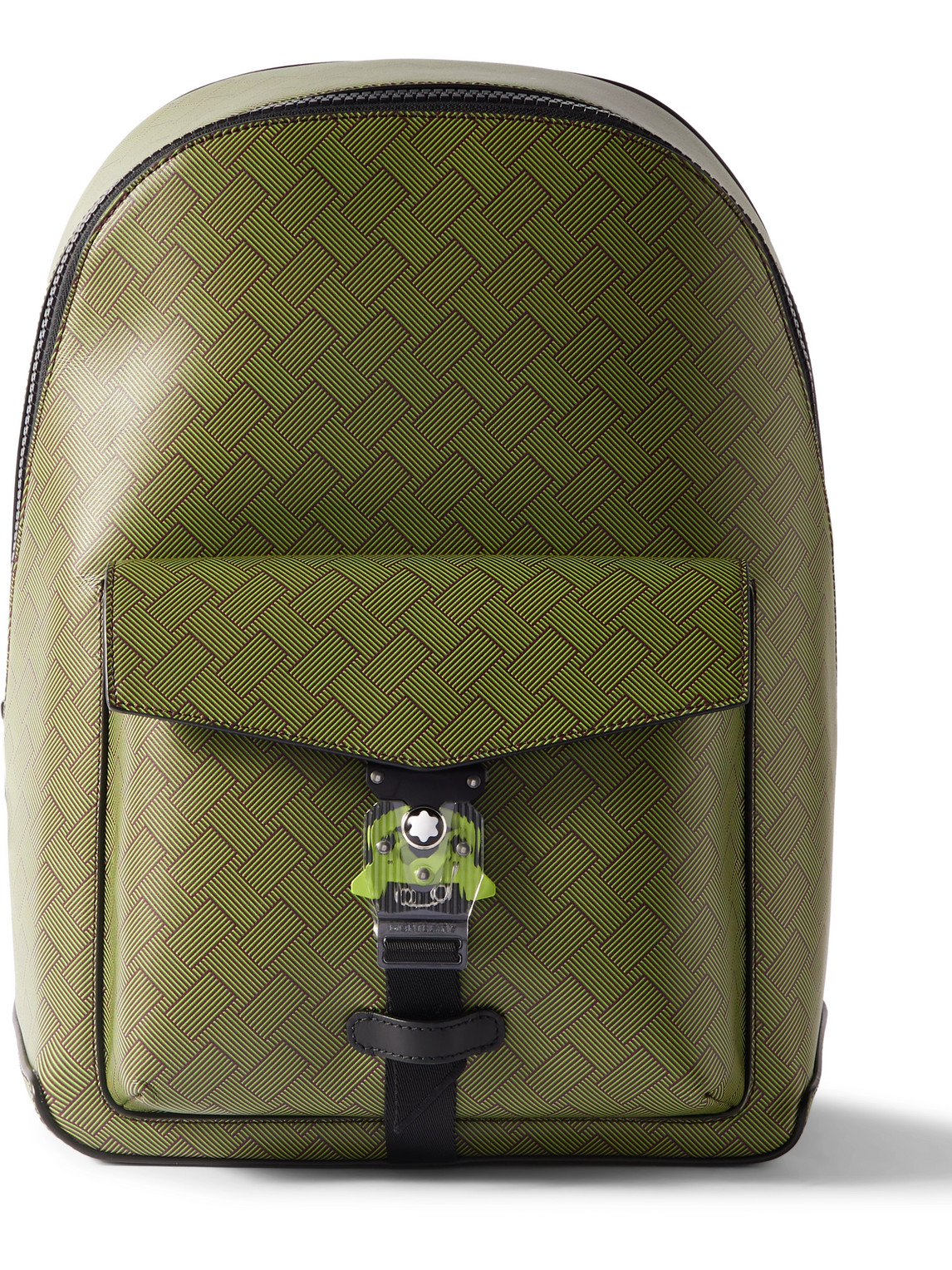 Montblanc Extreme 3.0 Printed Leather Backpack In Green
