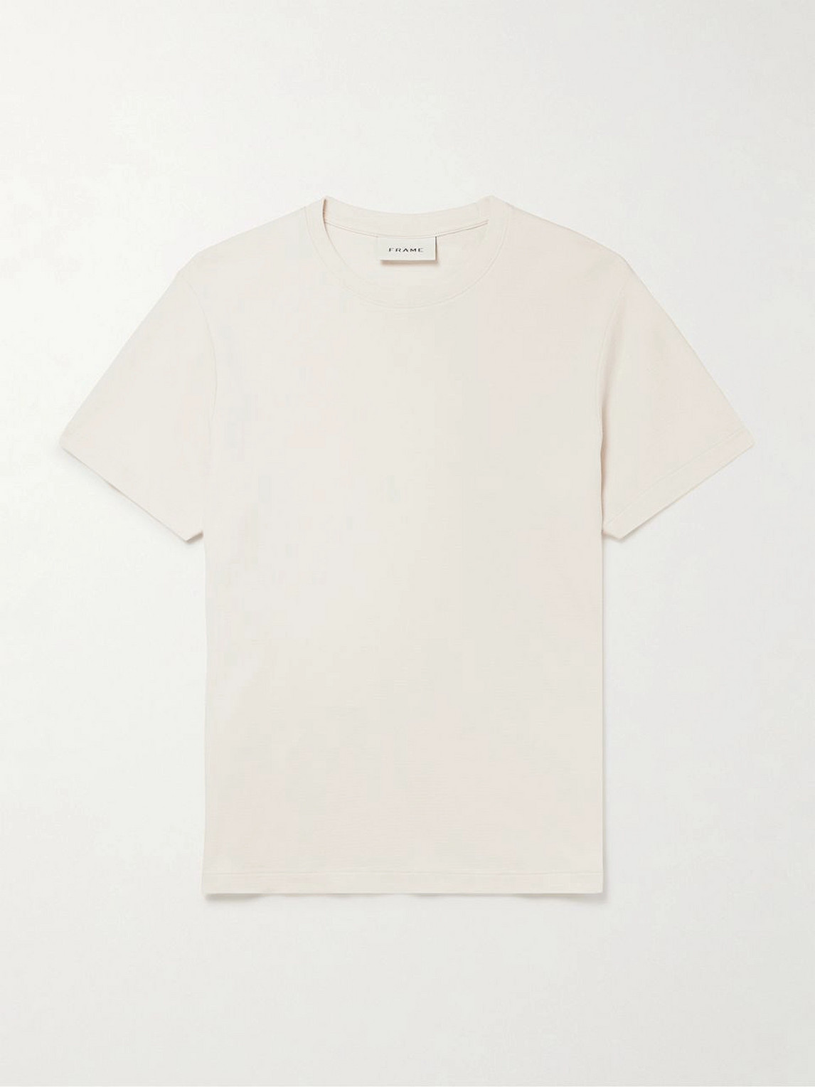 Frame Duo Fold Cotton-jersey T-shirt